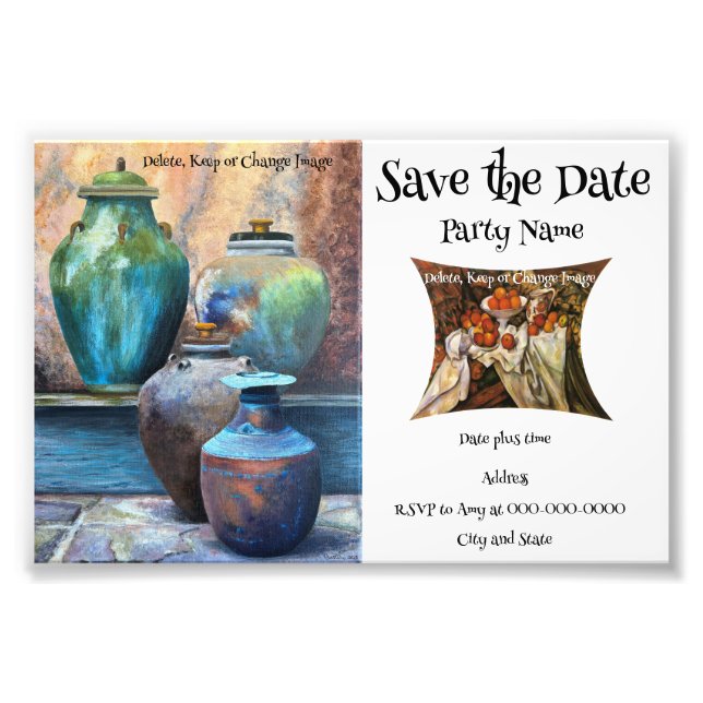 Budget Birthday Party Invitation Photo Print (Front)