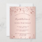 Budget birthday party rose gold stars sprinkle