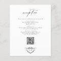 Budget Black Victorian QR Code All In One Wedding | Zazzle