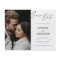Budget Black & Whi Calligraphy Photo Save the Date