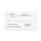 Budget Black & White Calligraphy 7 RSVP no Meal