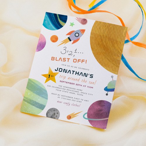 Budget Blast Off Rocket Trip Boy Birthday Party 
