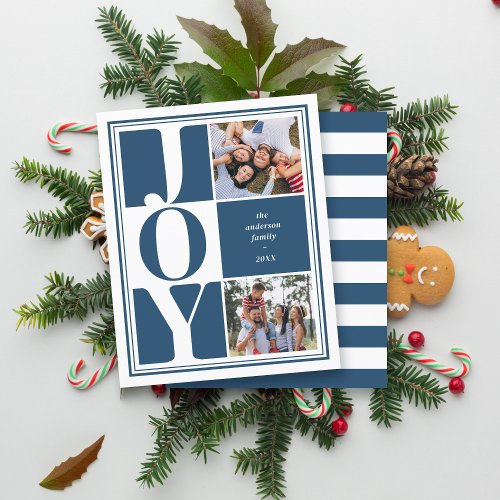 Budget Blue Joy Photo Collage Christmas Holiday