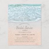 Budget Blue Ocean & Sandy Beach Bridal Shower (Front)