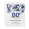 Budget Blue Silver Balloon Glitter 80th Birthday