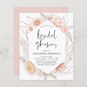 Budget Boho Chic Dusty Pink Desert Bridal Shower