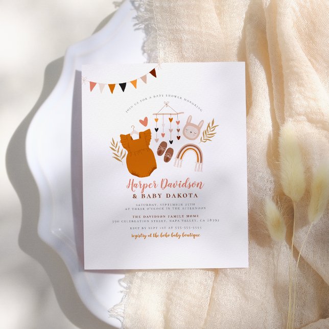 Budget Boho Clothes & Rainbow Girl Baby Shower (Creator Uploaded)