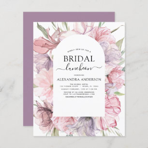 Budget Boho Dusty Purple Bridal Shower Luncheon