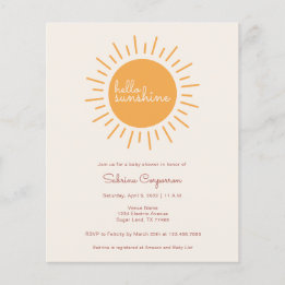 Budget Boho Sunshine Gender Neutral Baby