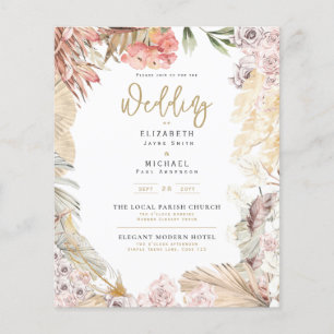 BUDGET BOHO Wedding Invite Digital Download