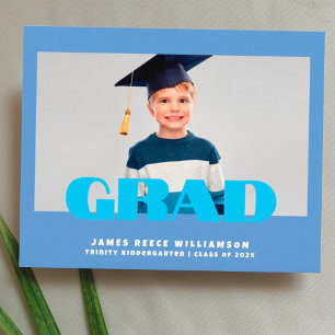 Budget Bold Photo Kindergarten Graduation Sheet