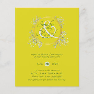 BUDGET Botanics Greenery Wedding Invites Trending