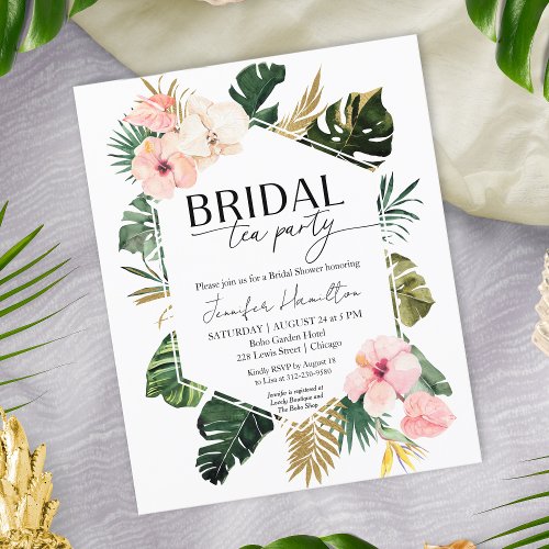 Budget Bridal tea Party Bridal Shower Invitation