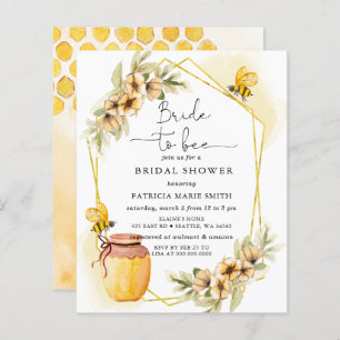 Budget Bride To Bee Honeybee Floral Bridal Shower