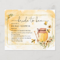 Budget Bride To Bee Honeybee Floral Bridal Shower