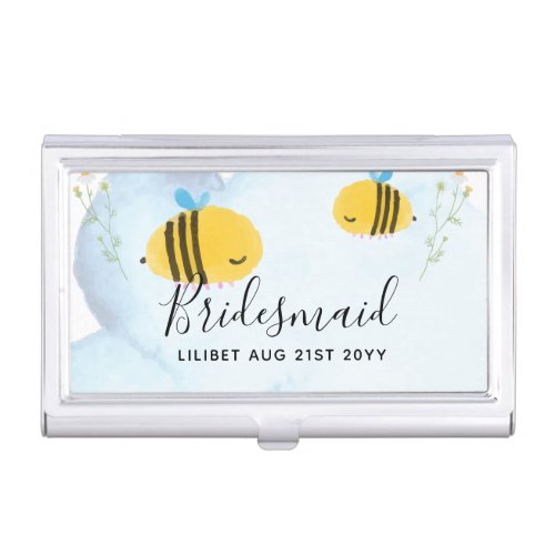 BUDGET Bridesmaid Bridal Party Gifts Bumble BEES Business Card Case