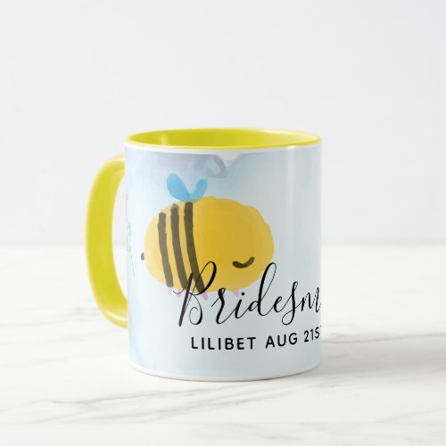 BUDGET Bridesmaid Bridal Party Gifts Bumble BEES Mug