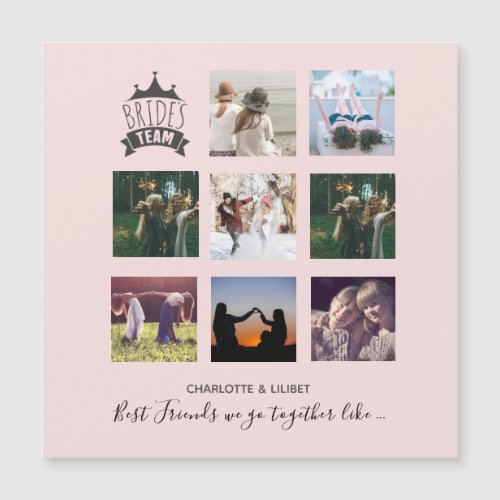 BUDGET Bridesmaid Gifts PHOTO COLLAGE Quotes BFF