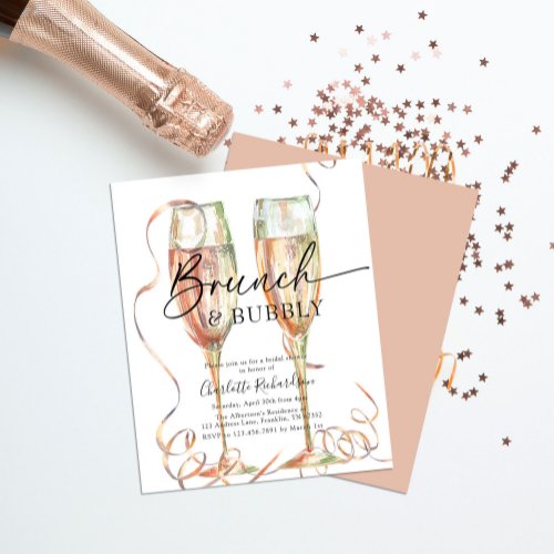 Budget Brunch  Bubbly Champagne Bridal Shower