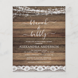 Budget Brunch & Bubbly Rustic Farmhouse