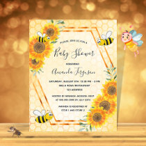 BUDGET bumble bee sunflowers baby shower