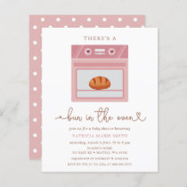 Budget Bun In The Oven Pink Baby Girl Baby Shower