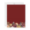 Budget Burgundy Floral Bridal Shower Invitations