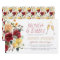 Budget Burgundy & Yellow Floral Brunch & Bubbly