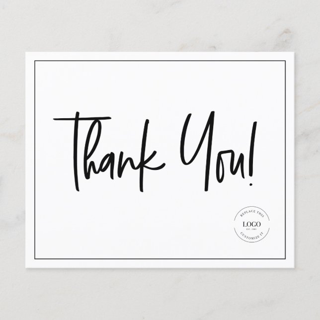 Budget Busines Logo Social Website Code Thank You  Flyer (Front)