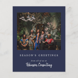 Budget Business Logo Christmas Modern Team Photo