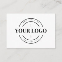 Budget Business Logo Company Custom Thank You Card