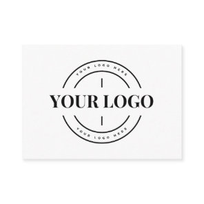 Budget Business Logo Company Custom Thank You Card