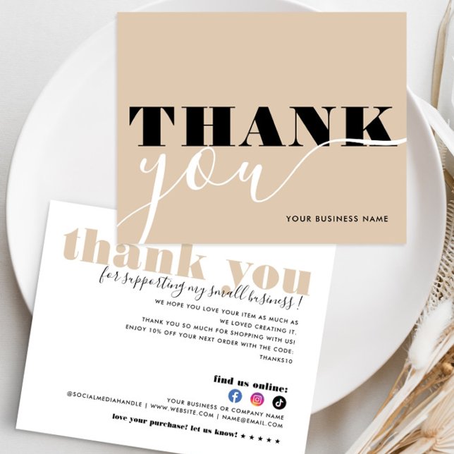 Budget Business Thank You For Your Purchase Order (Creator Uploaded)