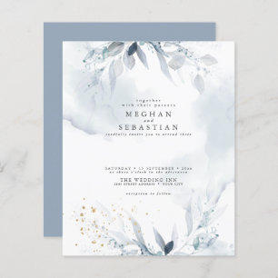 Budget But Beautiful Elegant Blue Watercolor