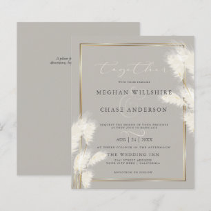 Budget but Beautiful Elegant Ivory Pampas Grass
