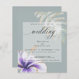 Budget But Beautiful Wedding Violet Hibiscus