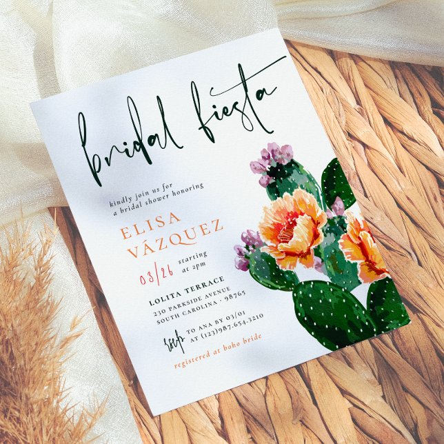 Budget Cactus Flowers Bold Fiesta Bridal Shower (Creator Uploaded)