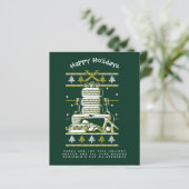 Budget Car Mechanic Christmas Invite Annual Letter (Standing Front)