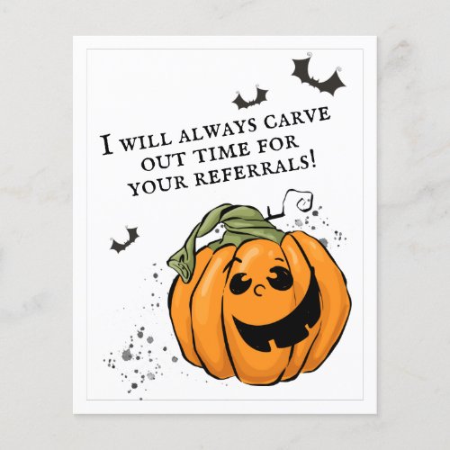 BUDGET Carve out Time Referral Halloween