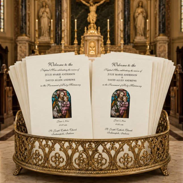 Budget Catholic Wedding Program     (Creator Uploaded)