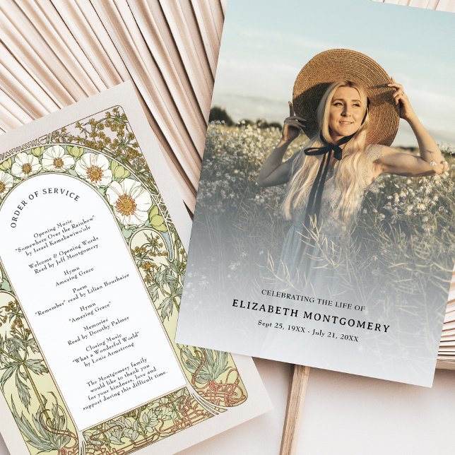 Budget Celebration of Life Memorial Photo Program (Creator Uploaded)