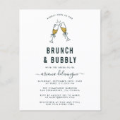 Budget Champagne Brunch and Bubbly Bridal Shower (Front)