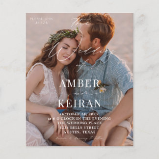 Budget Champagne Shades - Photo Wedding V2 Flyer