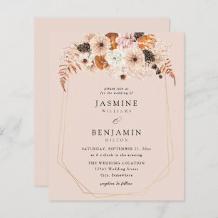 Budget ChampagneBeigeOrangeRustic Floral Wedding B