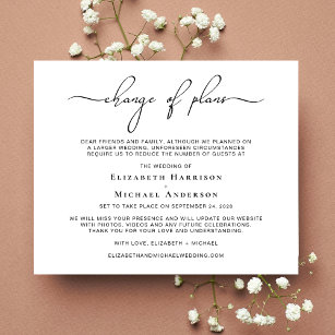 Wedding postponement deals cards