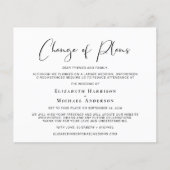 Budget Change of Plans Wedding Announcement (Front)