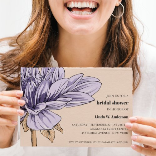 BUDGET Chic Blooming Lilac Flower Bridal Shower