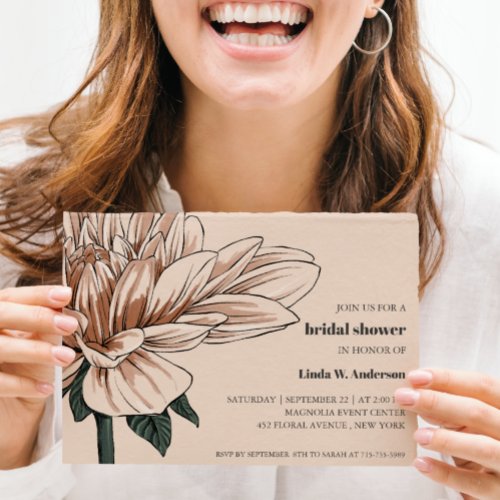 BUDGET Chic Blooming Magnolia Ivory Bridal Shower