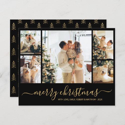 Budget Chic Photo Collage Christmas Holiday Flyer