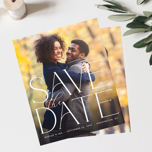 Budget Chic Photo Grand Save the Date